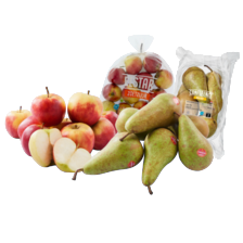 Conference peren schaal à 1 kilo
of Elstar verpakt zak à 1,5 kilo